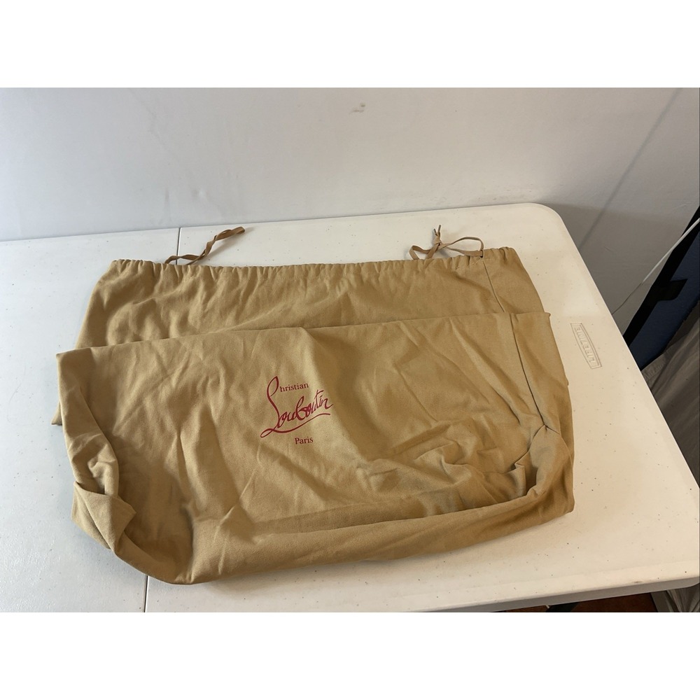 Christian Louboutin Canvas Travel Cover Sleeper Bag Huge Dust Bag 24x28 Rare